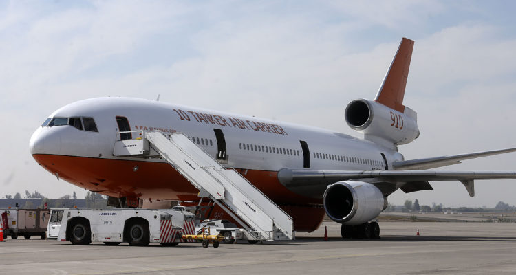 Segundo 'Ten Tanker' combatirá incendios forestales en la región del Biobío