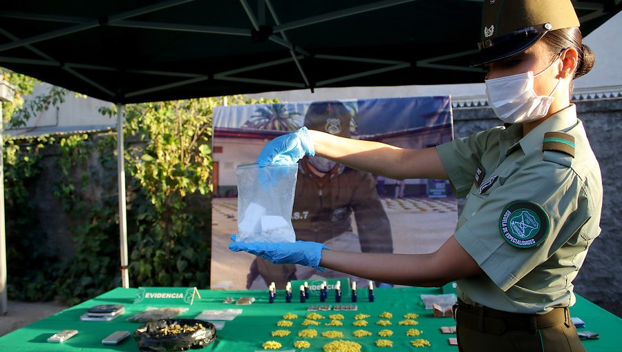 OS7 de Carabineros detuvo a banda criminal que traficaba “Droga del Amor”