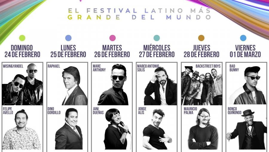 Aún quedan entradas disponibles para el Festival de Viña 2019
