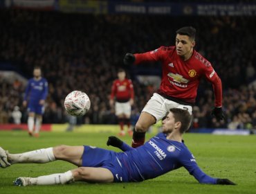 Alexis Sánchez jugó 20 minutos en victoria de Manchester United frente a Chelsea