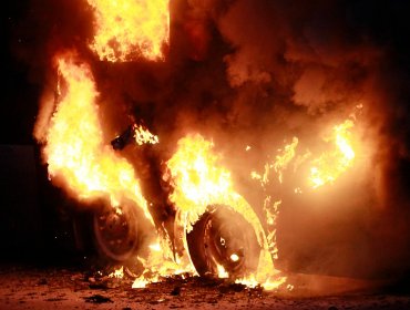 Bus con 45 pasajeros a bordo se incendió en la ruta 5 Norte: todos salvaron ilesos