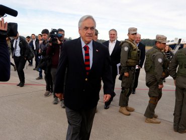 Presidente Piñera a su llegada a Lautaro: "En La Araucanía sí hay terrorismo"