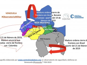 Nicolás Maduro anunció el cierre total de la frontera terrestre con Brasil