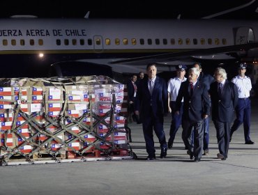 Avión de la FACh con nueve toneladas de ayuda humanitaria partió rumbo a Cúcuta