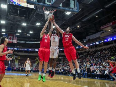 Selección chilena de básquetbol sufre abultada derrota ante Canadá