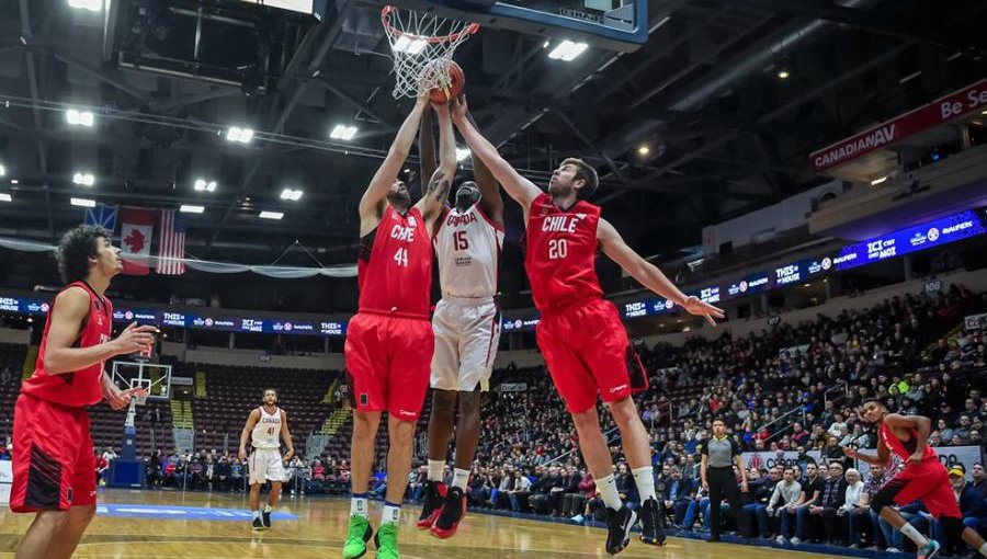 Selección chilena de básquetbol sufre abultada derrota ante Canadá