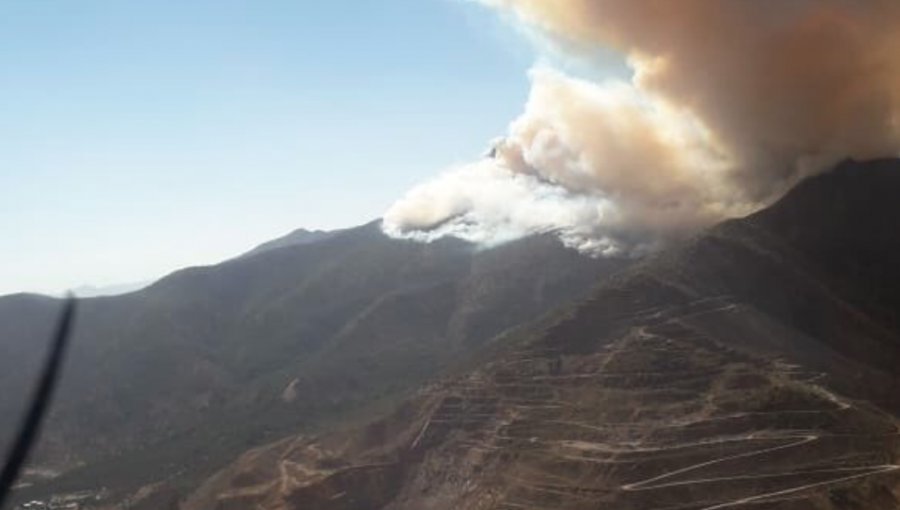 Cerro Bustamante: Activo se mantiene incendio forestal entre Pudahuel y Curacaví