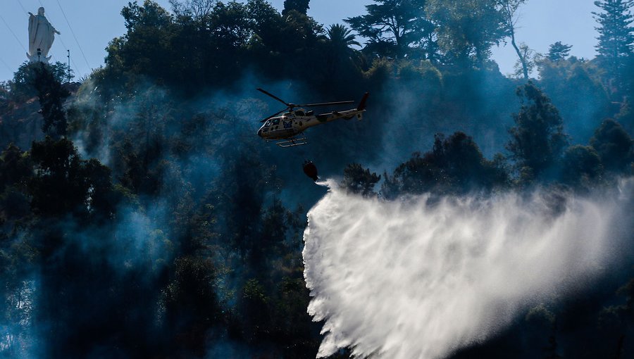 Incendio forestal registrado en el Cerro San Cristóbal fue extinguido