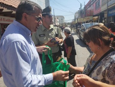 Quillota lanzó campañas para evitar ser víctima de delitos antes del regreso a clases