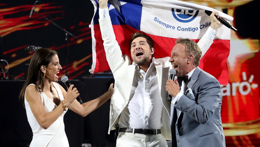 David Bisbal emocionó a la Quinta Vergara con mensaje a Chile y Venezuela
