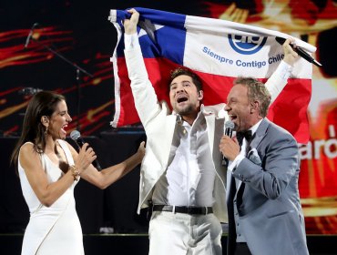 David Bisbal emocionó a la Quinta Vergara con mensaje a Chile y Venezuela