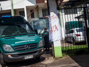 Gendarmería anuncia querella por incidentes fuera de la cárcel de Temuco