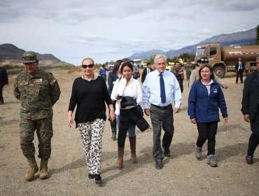 Presidente Piñera encabeza mesa técnica por incendios forestales en Aysén