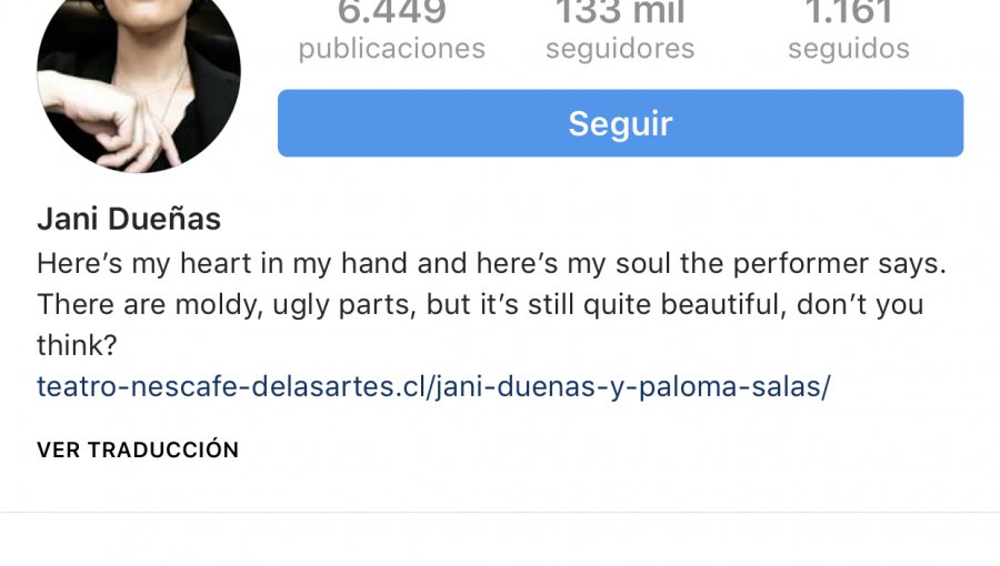 Jani Dueñas cerró sus redes sociales tras avalancha de críticas