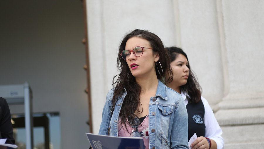 Diputada Camila Vallejo le pidió a la ministra Plá que se sume a marcha por Día de la Mujer