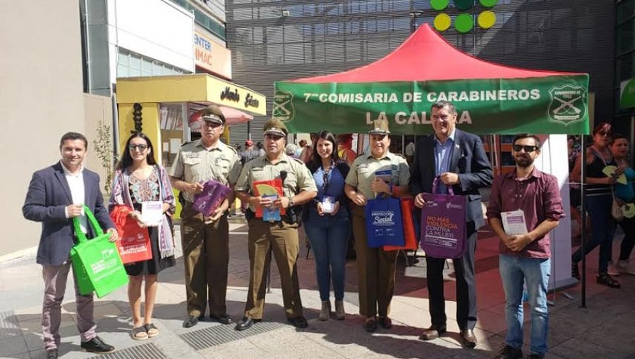 En La Calera lanzaron campaña para prevenir y denunciar hechos de violencia contra la mujer