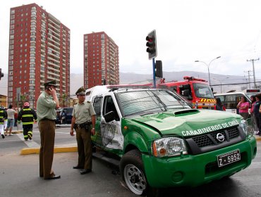 Más de $2 millones deberá pagar el fisco a conductor chocado por patrulla de Carabineros