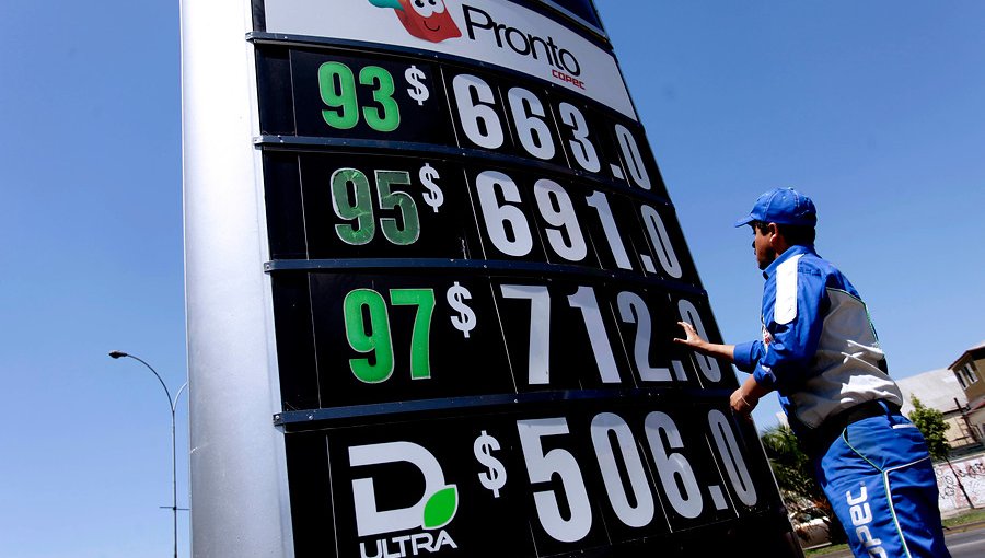 Precios de los combustibles subirán tras 19 semanas a la baja