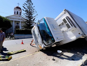 Santos Ossa: Nuevo accidente de tránsito se registró en el ingreso a Valparaíso