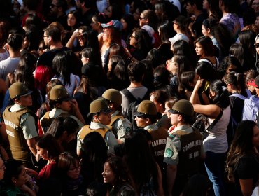 Hombre fue detenido por agredir a una mujer durante marcha feminista en Concepción