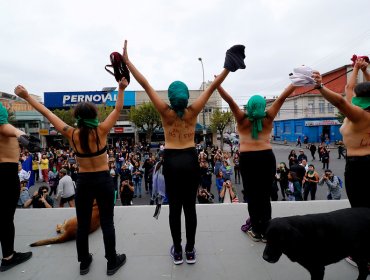 Unas 10 mil personas participaron en la marcha por el Día de la Mujer en Valparaíso