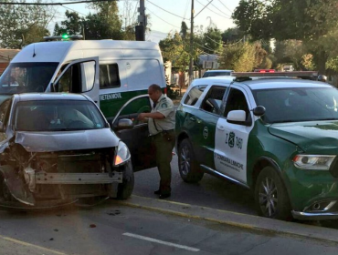 Persecución policial por calles de Limache y Olmué terminó con seis lesionados y cuatro detenidos