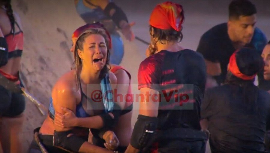 Revelan imagen del supuesto accidente que tuvo Laura Prieto en reality de Mega