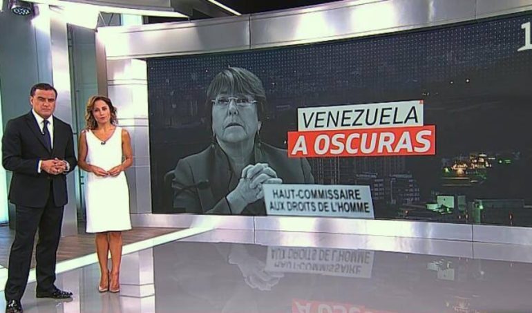 Canal 13 atribuyó uso de imagen de Bachelet a "error en la operación gráfica"