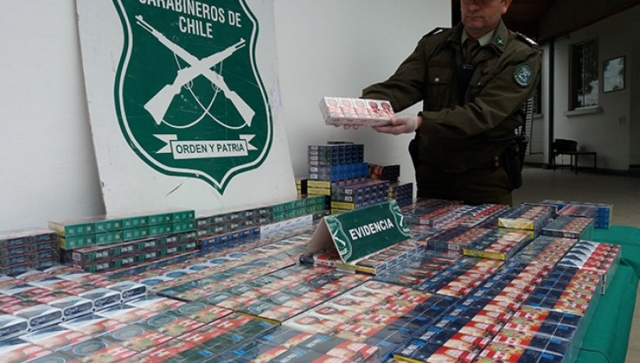 Carabineros detuvo a dos personas por robo de camión repartidor de cigarrillos en Santiago