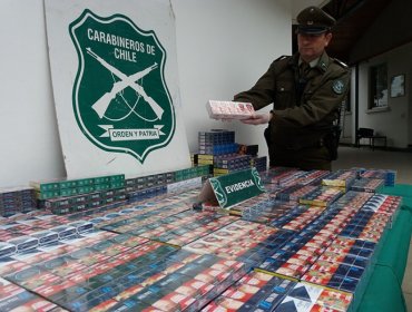 Carabineros detuvo a dos personas por robo de camión repartidor de cigarrillos en Santiago