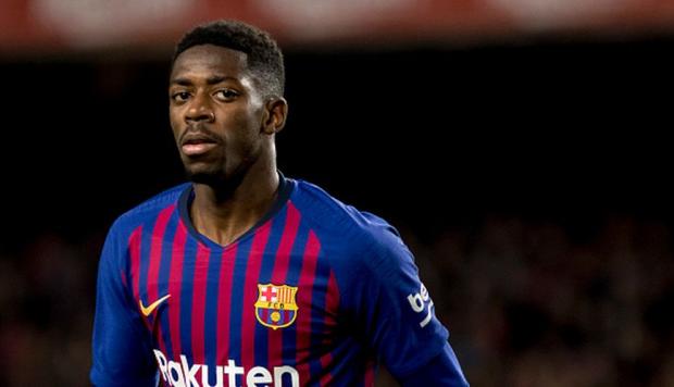 El francés Ousmane Dembélé se lesionó y será baja en el Barcelona