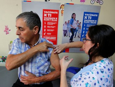 Campaña de vacunación contra la Influenza espera una cobertura sobre el 86%