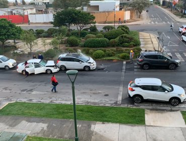 Concón: Accidente en Bosques de Montemar involucró a tres vehículos