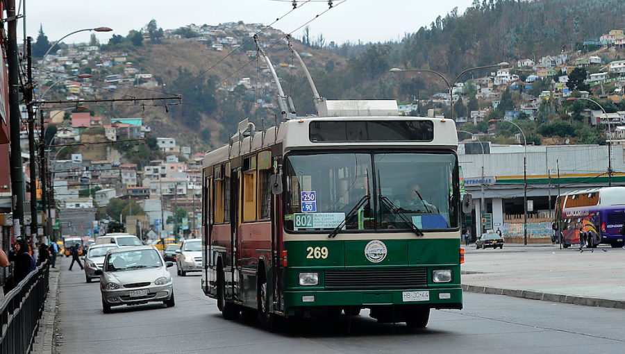 Sistema 'Red' llegará a Valparaíso con buses eléctricos, corredores y pistas exclusivas