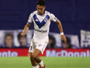 Pablo Galdames convirtió su primer gol jugando por Vélez Sarsfield de Argentina