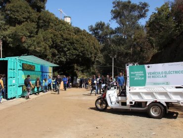 Nuevo punto de reciclaje en el parque Quintil de Valparaíso busca educar a los porteños