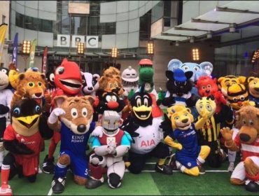 La divertida reunión de mascotas de la Premier League