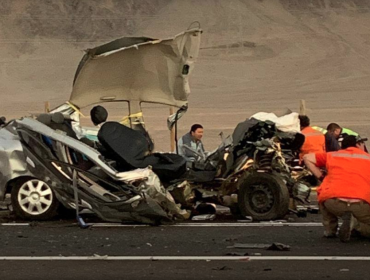 Tres fallecidos dejó accidente de tránsito en la ruta a Mejillones