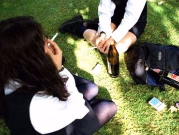 Escolares chilenos lideran consumo de tabaco, marihuana y cocaína en América
