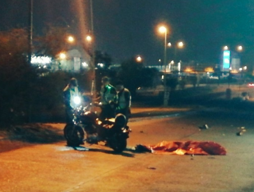 Motociclista falleció luego de ser impactado por un bus en Pudahuel