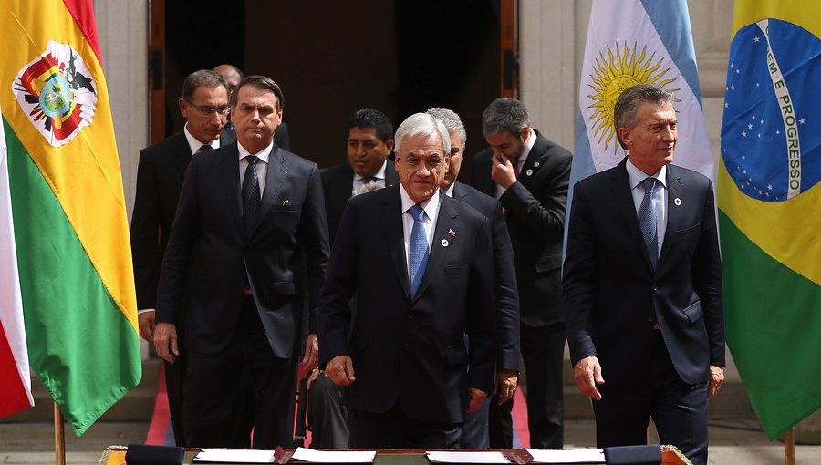 Chile asume la primera presidencia de Prosur por un año