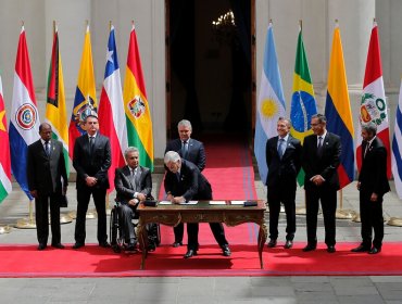 Piñera y Prosur: Compromiso con los derechos humanos y fortalecer la integración