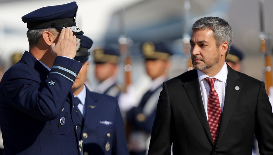 Así fue la llegada a Chile de los presidentes de Argentina y Paraguay por cumbre Prosur