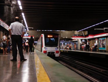 Nuevamente una persona se quitó la vida en las vías del Metro de Santiago