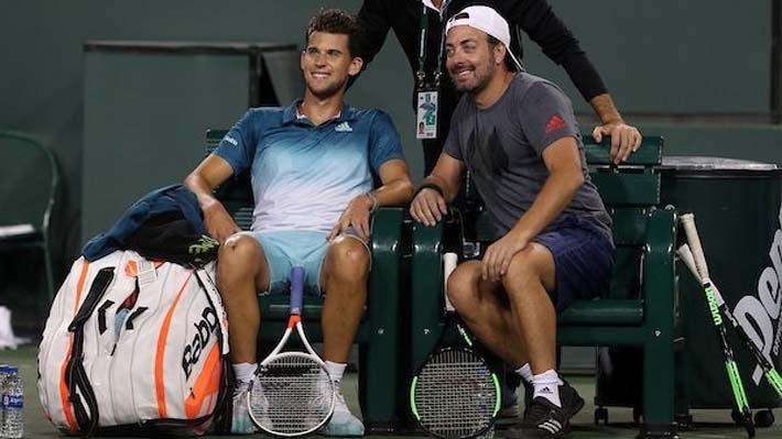 Nicolás Massú seguirá trabajando junto al austriaco Dominic Thiem