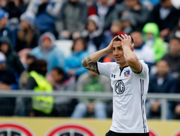Carlos Carmona se volvió a lesionar en entrenamiento de Colo-Colo