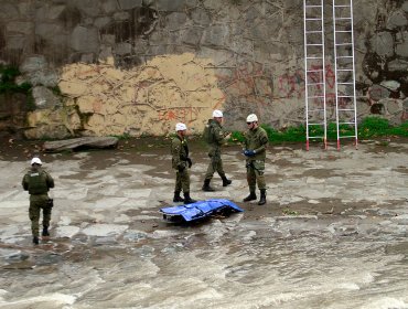 Hombre hallado en río Claro en Talca murió tras recibir un impacto de bala