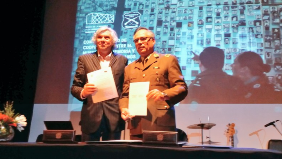 Carabineros y Museo de la Memoria suscriben inédito convenio de cooperación