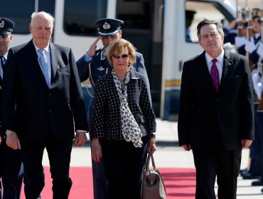 Reyes de Noruega comenzaron oficialmente su visita de Estado a Chile