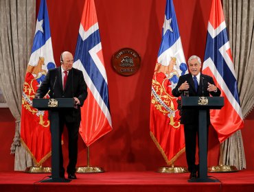 Cambio climático, medio ambiente y energías renovables: Así fue la cita entre el presidente Piñera y el rey Harald V